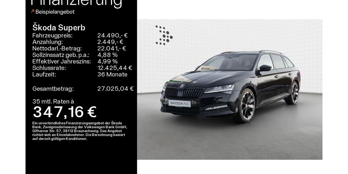 Skoda Superb 120.414 km 24.490 &euro; Bad Kissingen 97688