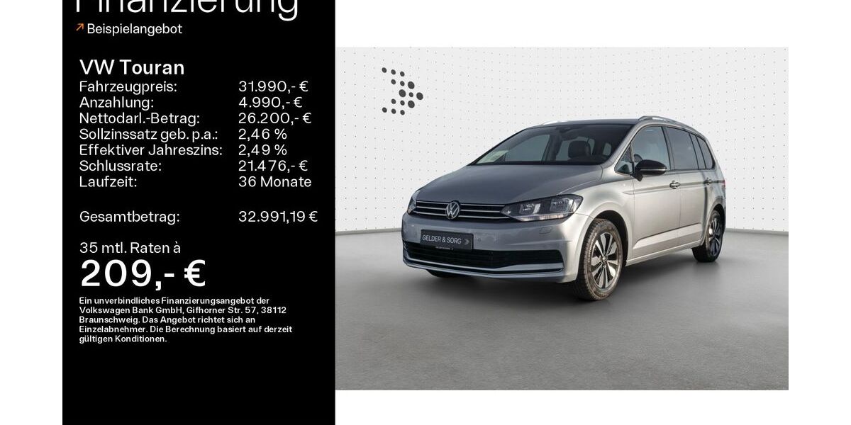 VW Touran 25.565 km 31.990 &euro; Schweinfurt 97424