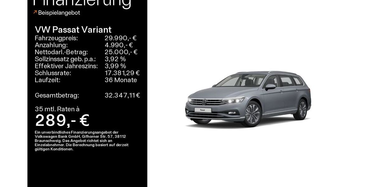 VW Passat Variant 74.352 km 29.490 &euro; Haßfurt 97437