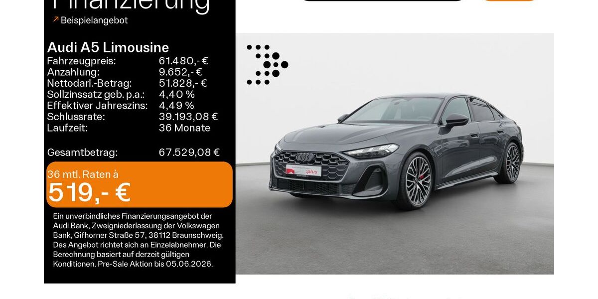 Audi A5 20.300 km 61.480 &euro; Schweinfurt 97424