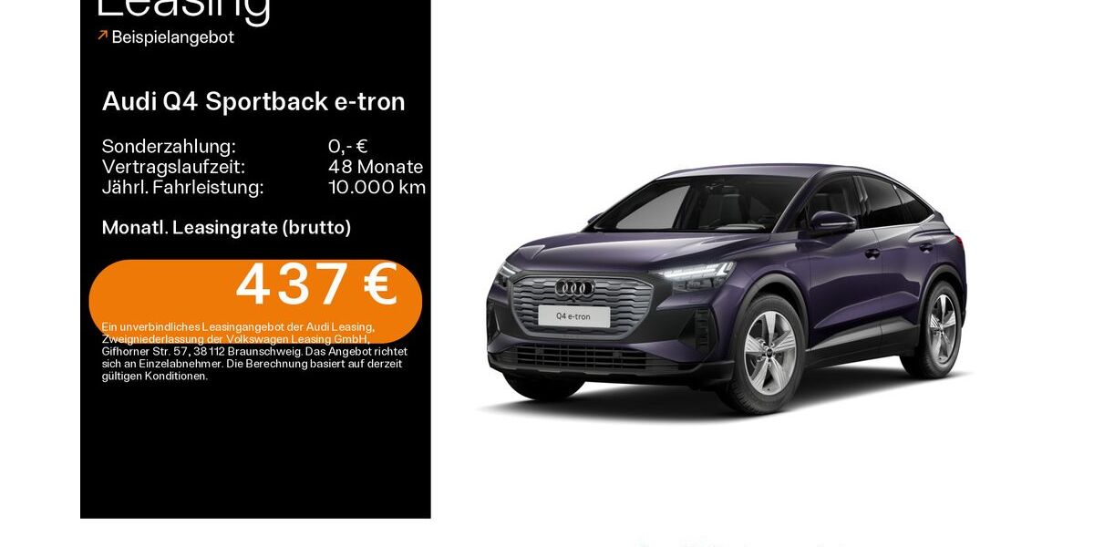 Audi Q4 e-tron 5.895 km 45.990 &euro; Schweinfurt 97424