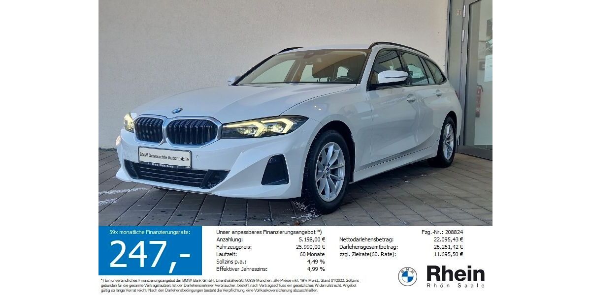 BMW 318 83.970 km 25.220 &euro; Salz 97616