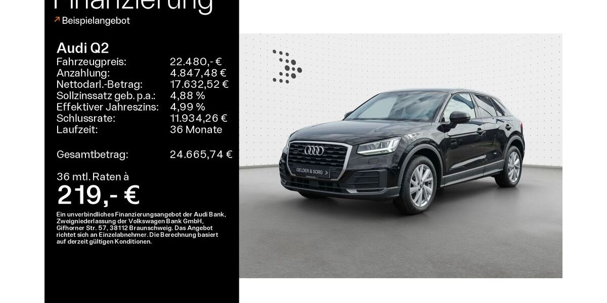 Audi Q2 80.200 km 21.980 &euro; Sand am Main 97522