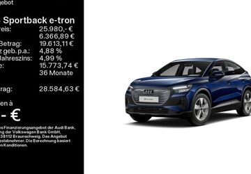 Audi Q4 e-tron 37.811 km 25.980 &euro; Haßfurt 97437