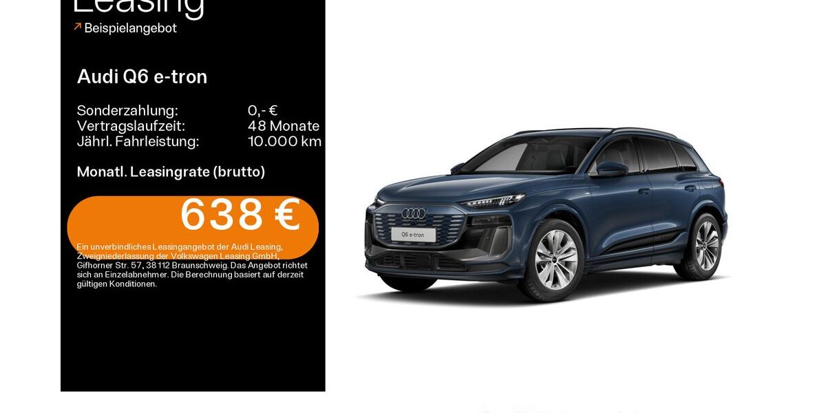 Audi Q6 e-tron 4.445 km 65.190 &euro; Haßfurt 97437