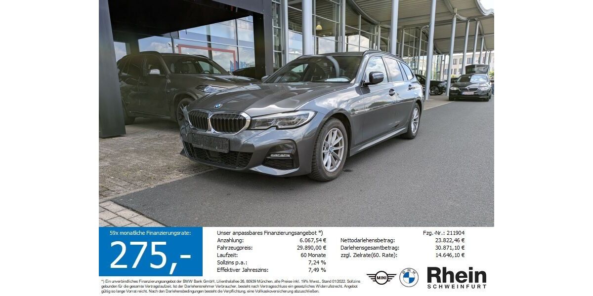 BMW 320 93.810 km 27.690 &euro; Schweinfurt 97424