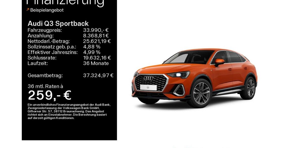 Audi Q3 44.160 km 33.990 &euro; Schweinfurt 97424