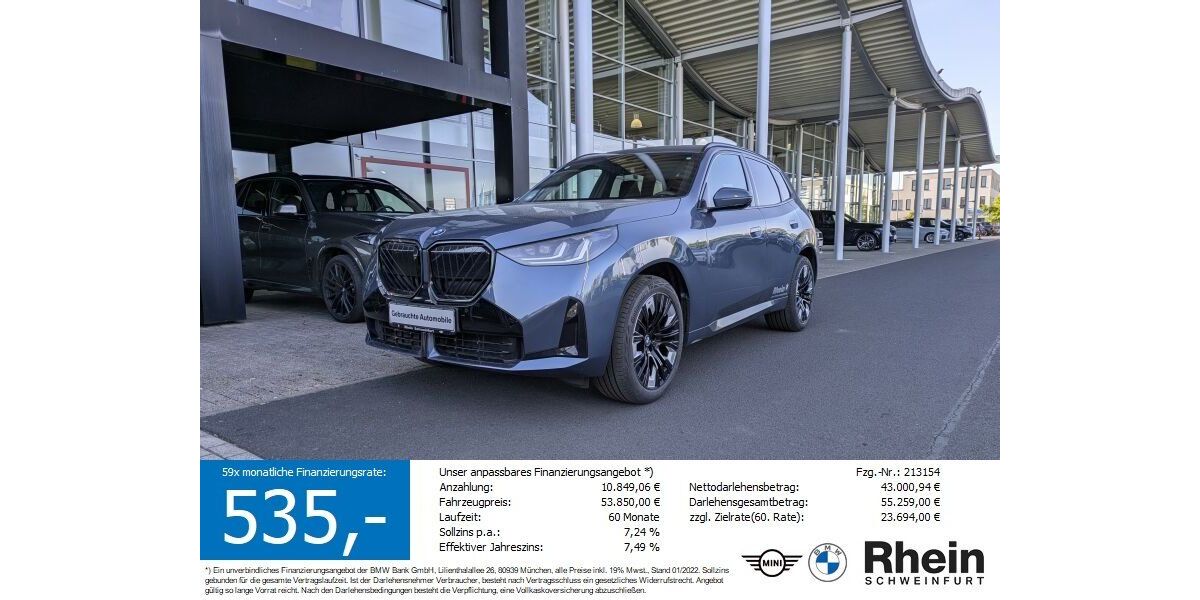 BMW X3 18.383 km 51.240 &euro; Schweinfurt 97424