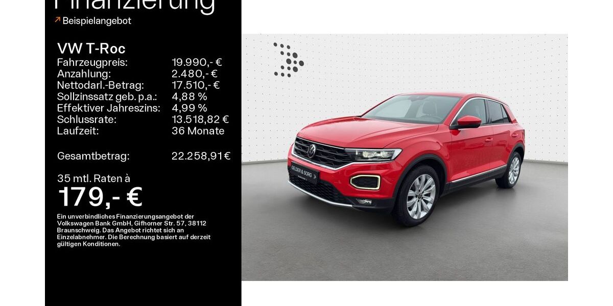 VW T-Roc 106.000 km 19.990 &euro; Bad Kissingen 97688