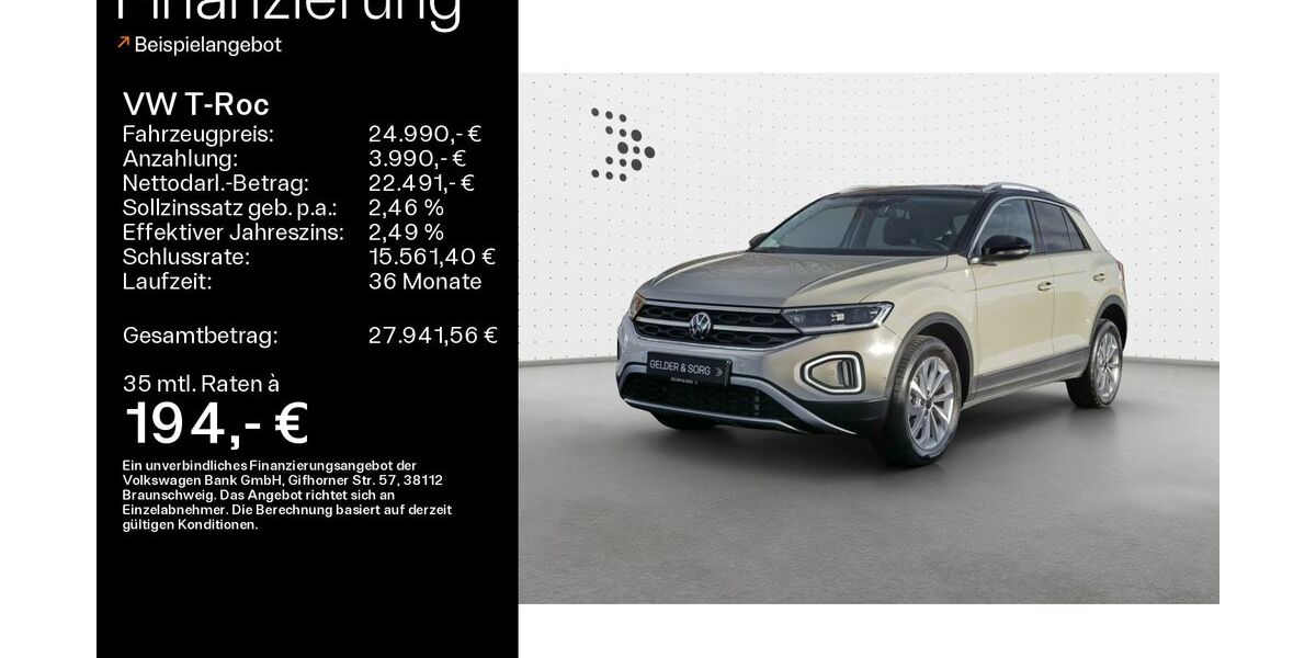 VW T-Roc 20.400 km 24.990 &euro; Schweinfurt 97424