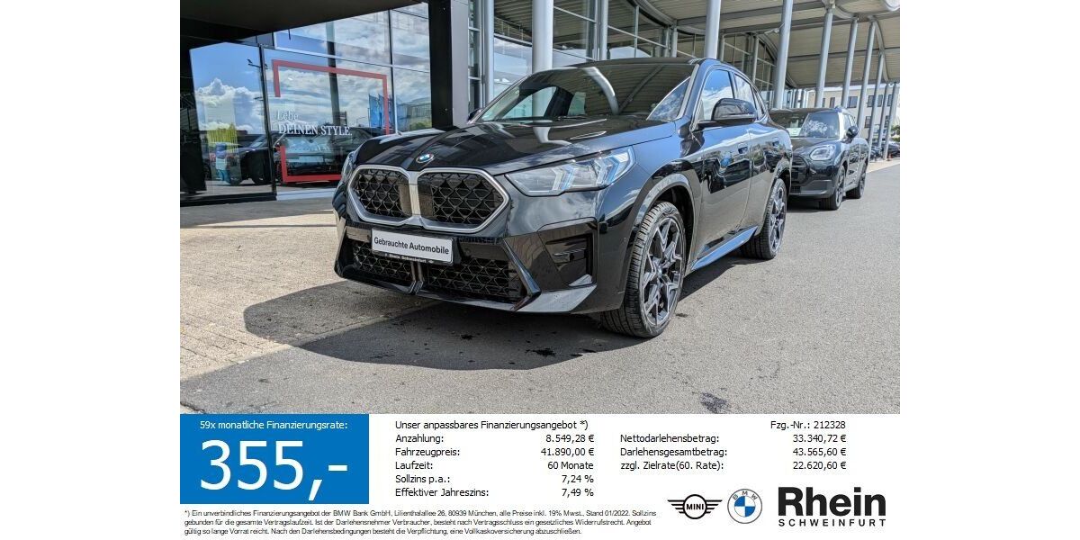 BMW X2 13.286 km 37.990 &euro; Schweinfurt 97424