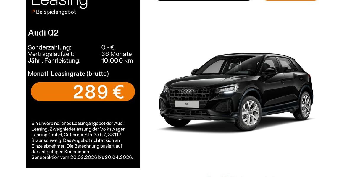 Audi Q2 21.359 km 31.280 &euro; Haßfurt 97437