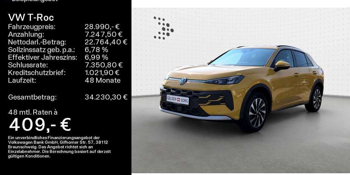 VW T-Roc 1.090 km 28.990 &euro; Haßfurt 97437