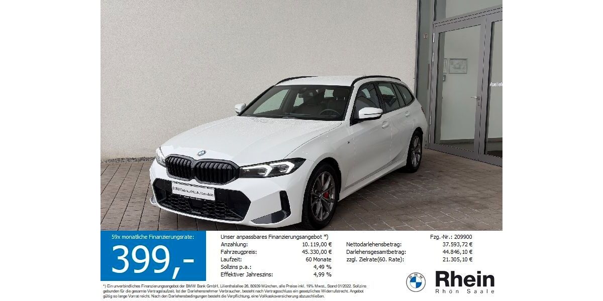 BMW 320 19.150 km 44.220 &euro; Salz 97616