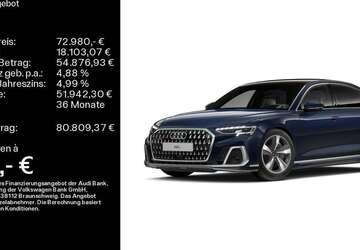 Audi A8 23.101 km 72.980 &euro; Haßfurt 97437