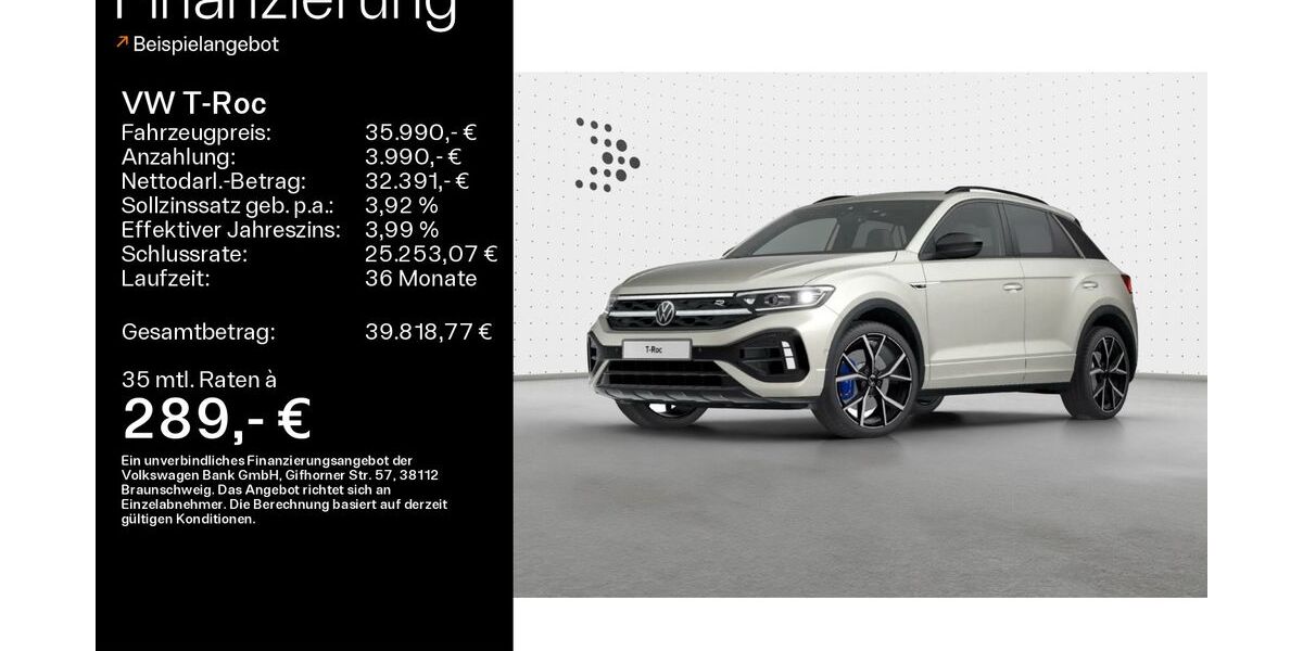 VW T-Roc 43.760 km 35.990 &euro; Schweinfurt 97424