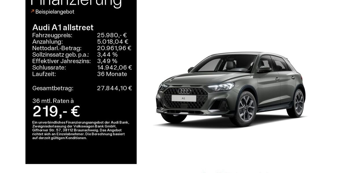Audi A1 6.555 km 25.480 &euro; Haßfurt 97437