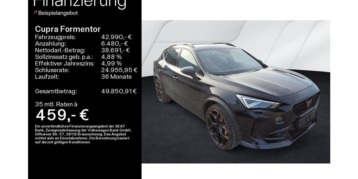 Cupra Formentor 23.400 km 42.990 &euro; Haßfurt 97437