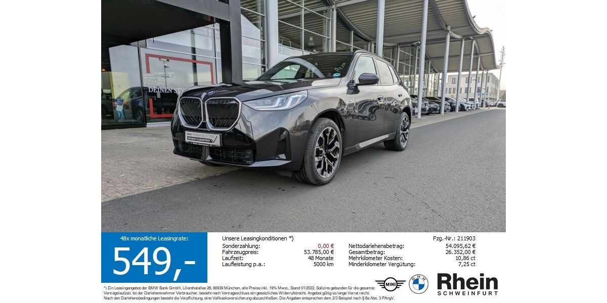 BMW X3 19.384 km 51.790 &euro; Schweinfurt 97424