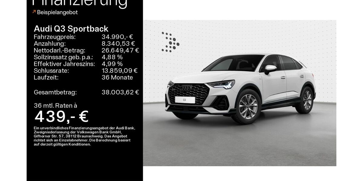 Audi Q3 100.600 km 34.990 &euro; Sand am Main 97522