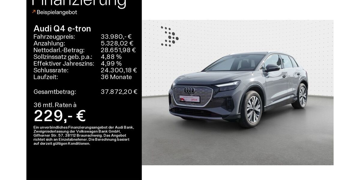 Audi Q4 e-tron 37.800 km 34.480 &euro; Haßfurt 97437