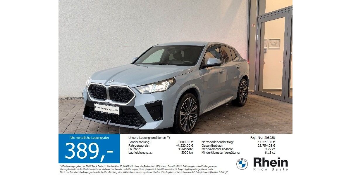 BMW X2 5.548 km 41.745 &euro; Salz 97616