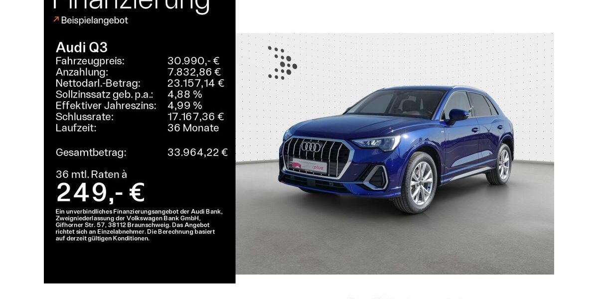 Audi Q3 39.562 km 30.490 &euro; Schweinfurt 97424