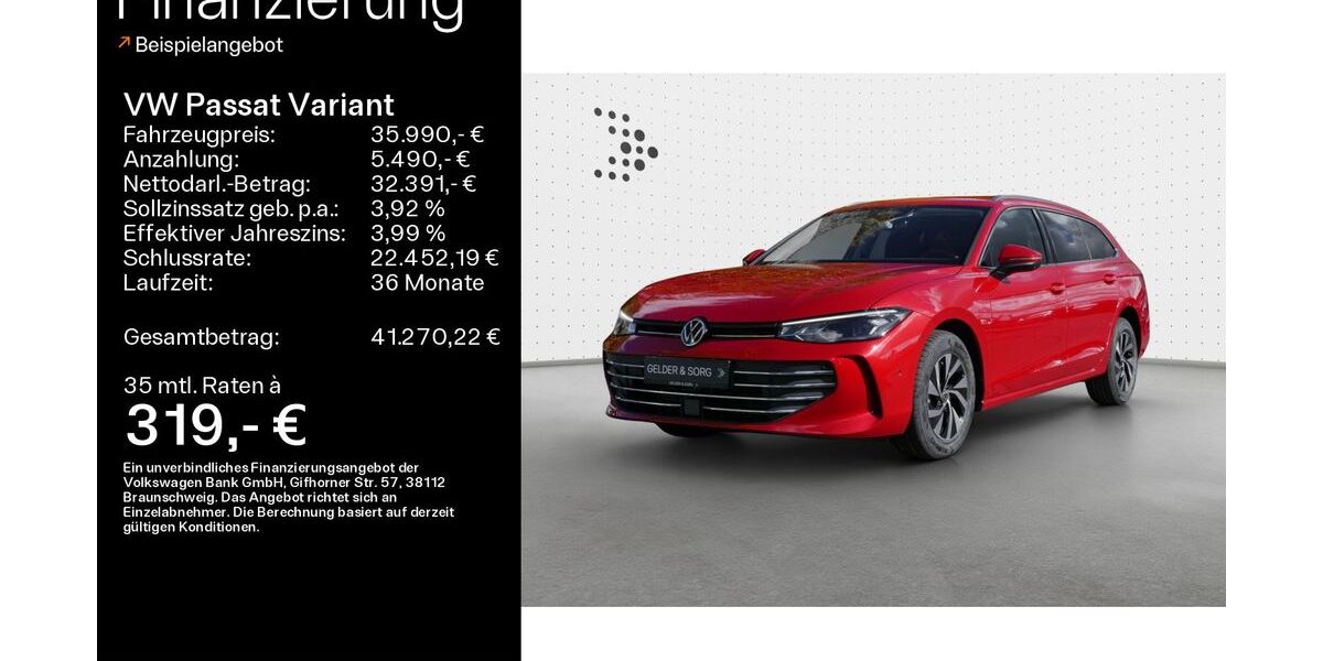 VW Passat Variant 1.900 km 35.490 &euro; Schweinfurt 97424