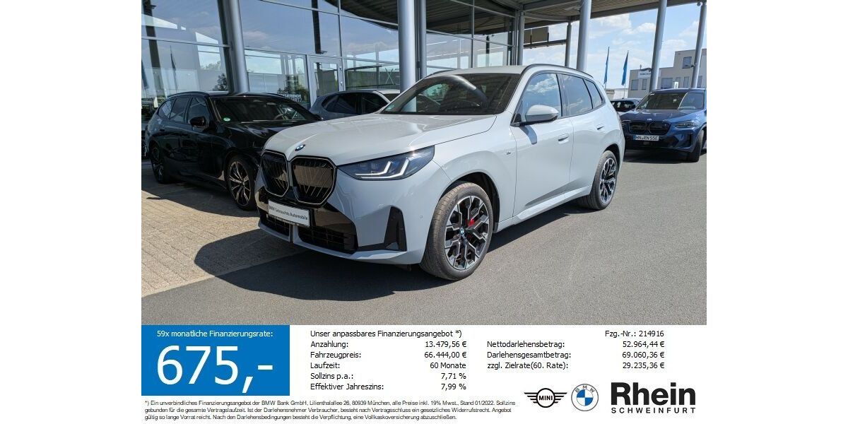 BMW X3 15.262 km 63.750 &euro; Schweinfurt 97424