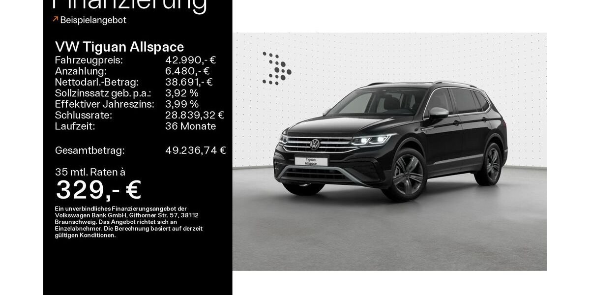 VW Tiguan Allspace 37.944 km 42.990 &euro; Haßfurt 97437