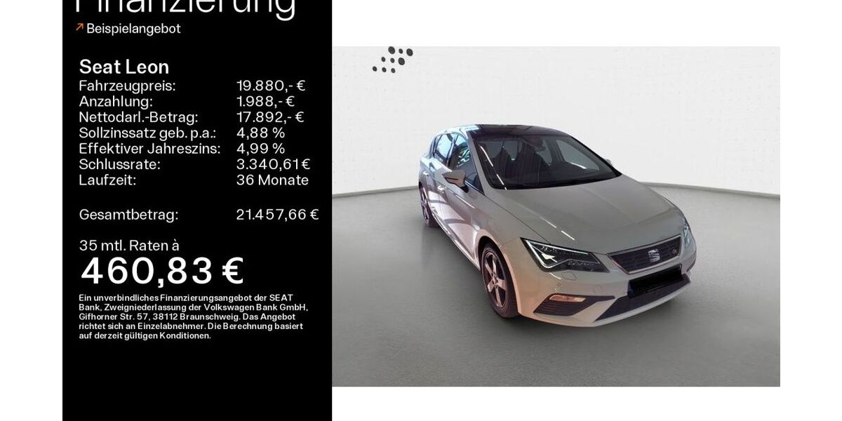 Seat Leon 52.000 km 19.880 &euro; Haßfurt 97437