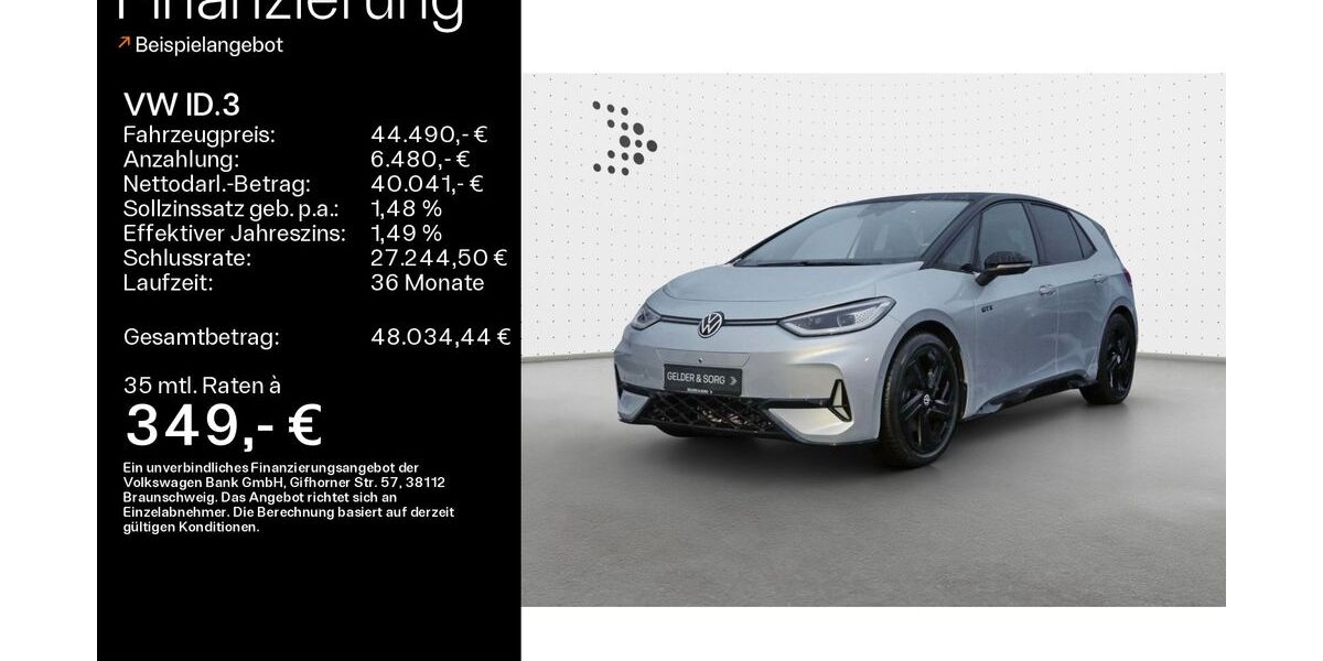 VW ID.3 6.100 km 43.490 &euro; Bad Kissingen 97688