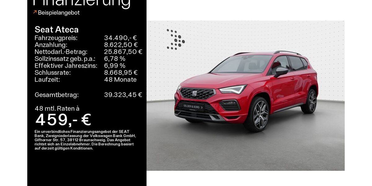 Seat Ateca 12.200 km 34.490 &euro; Schweinfurt 97424