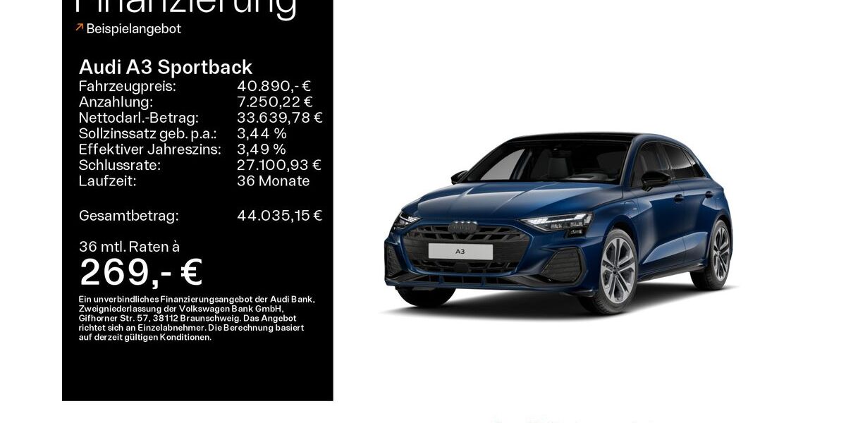 Audi A3 10.141 km 40.890 &euro; Schweinfurt 97424