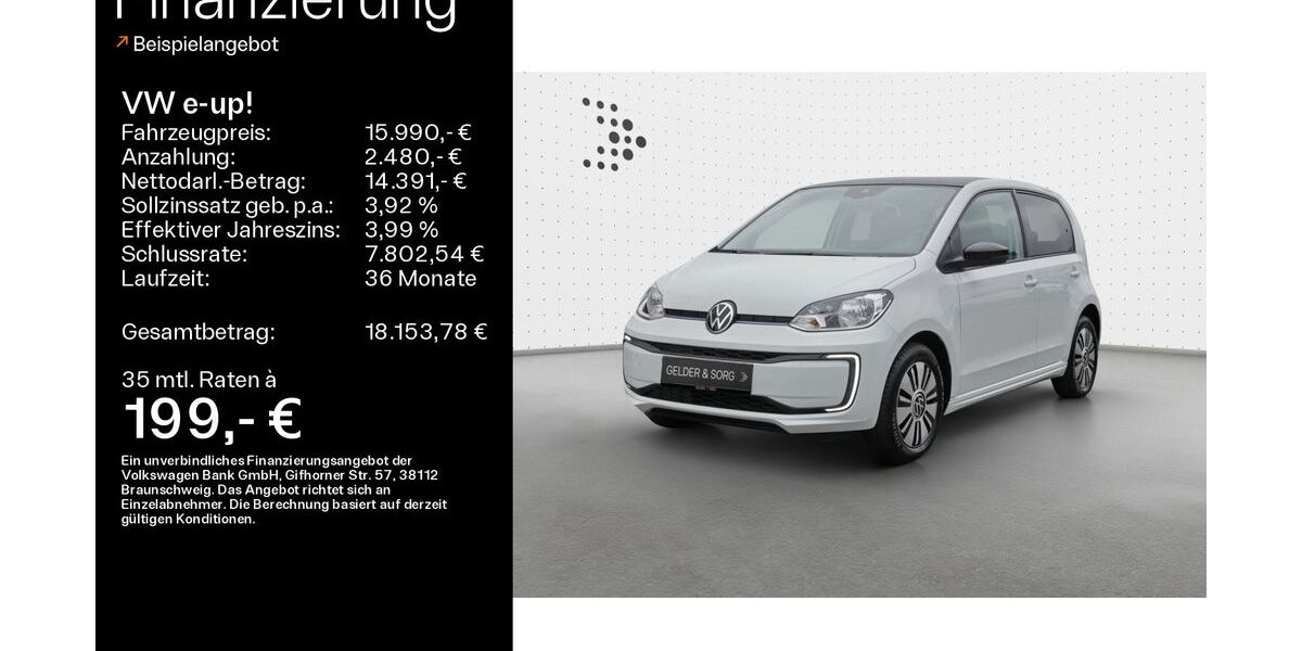 VW e-up! 37.940 km 15.990 &euro; Haßfurt 97437