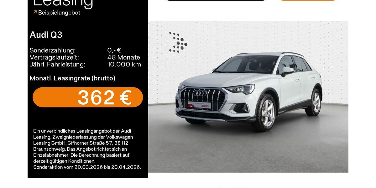 Audi Q3 14.345 km 35.280 &euro; Haßfurt 97437