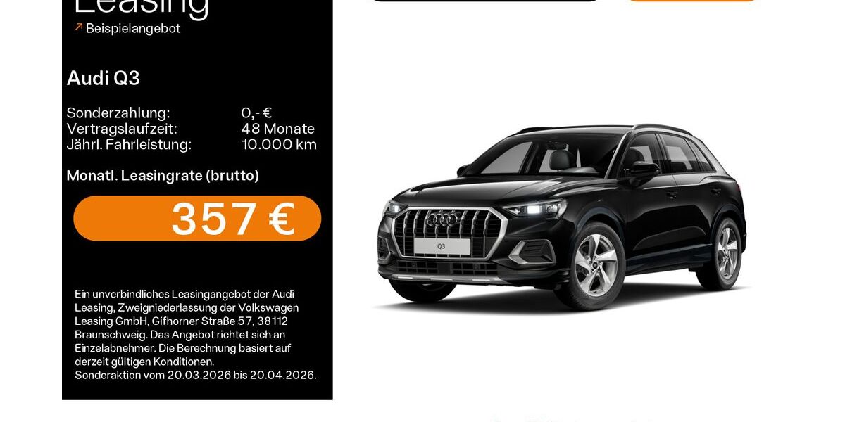 Audi Q3 14.052 km 36.380 &euro; Haßfurt 97437
