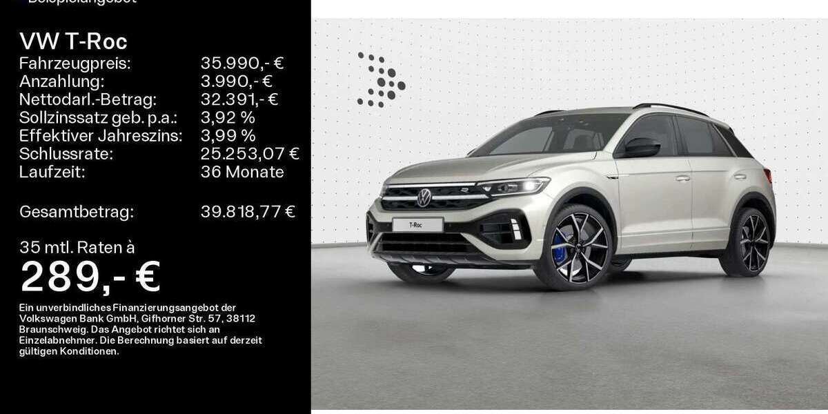 VW T-Roc 43.760 km 35.990 &euro; Schweinfurt 97424