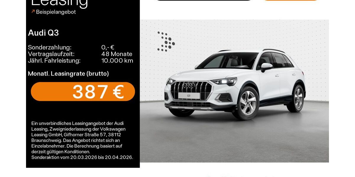 Audi Q3 29.497 km 37.180 &euro; Schweinfurt 97424