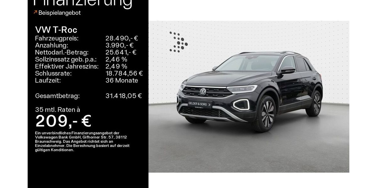 VW T-Roc 25.280 km 28.490 &euro; Schweinfurt 97424