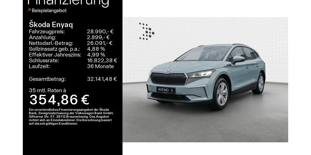 Skoda Enyaq 23.490 km 28.990 &euro; Haßfurt 97437