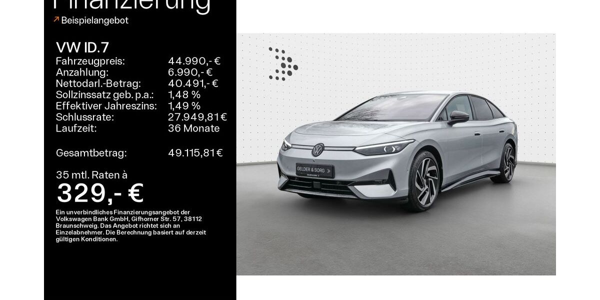 VW ID.7 14.421 km 43.990 &euro; Schweinfurt 97424